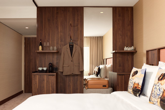 Badezimmer Deluxe Familienzimmer im Hotel Delft A4